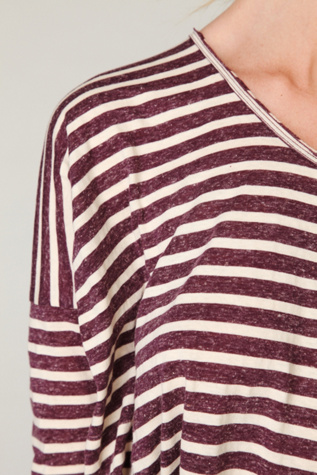 Aubergine/ Ivory
