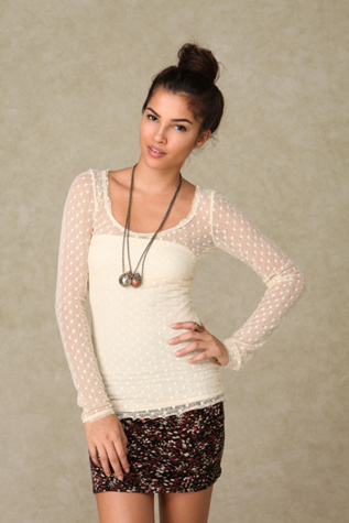 Dotted Mesh Layering Top