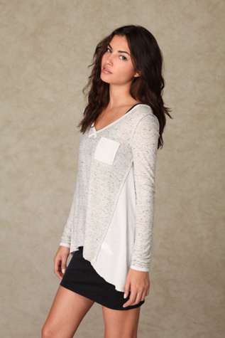 We The Free Long Sleeve Nubby Pocket Thermal