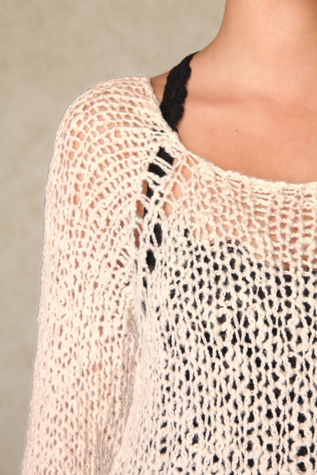 Open Stitch Pullover