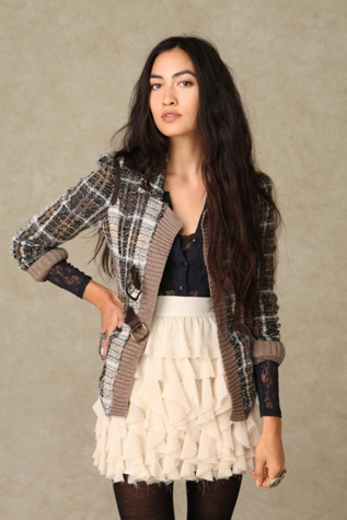 Buckle Sweater Jacket
