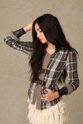 Buckle Sweater Jacket
