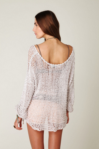 Tape Yarn Beach Sweater