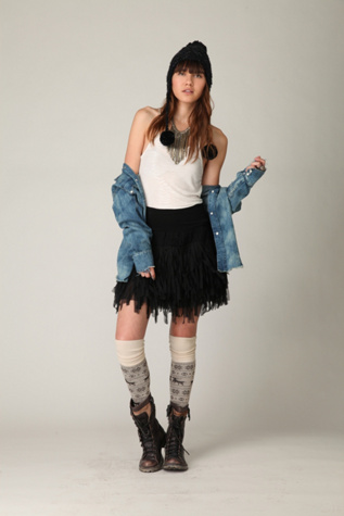 FP ONE Shredded Chiffon Mini