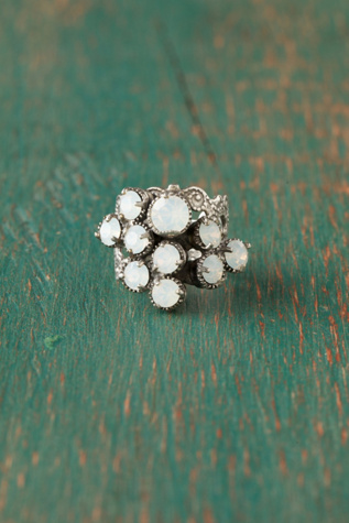 Opal Cluster Ring
