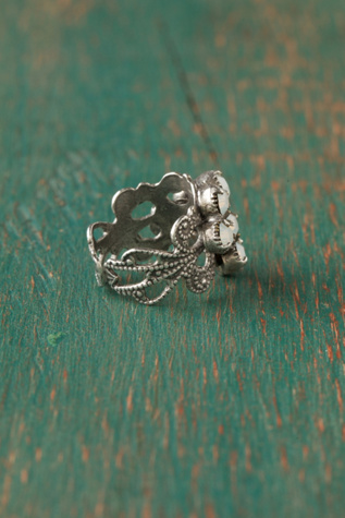 Opal Cluster Ring