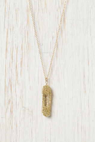 Quartz Drop Pendant
