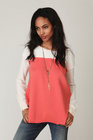 We The Free Long Sleeve Mixed Tunic