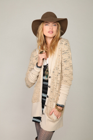 Shawl Collar Open Stitch