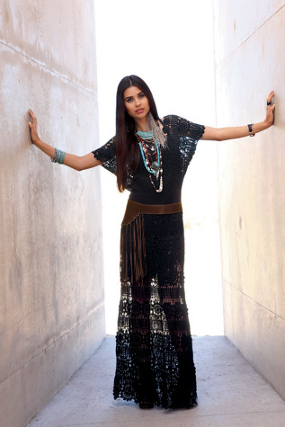 Hand Crochet Maxi Dress