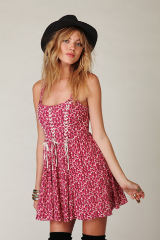 Desert Rose Corset Dress