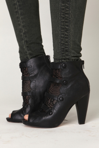 Victorian Lace Ankle Bootie