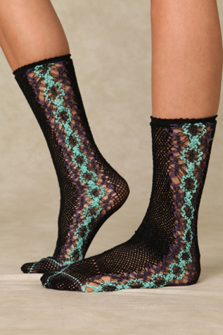 Gabrille Crochet Ankle Sock