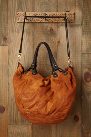 Pieced Leather Bag