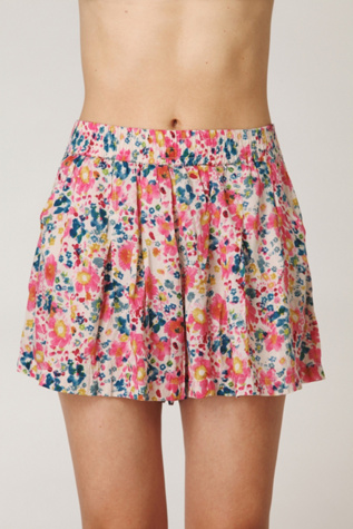 Printed Floral Skort
