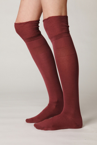 Cinched Knee Sock