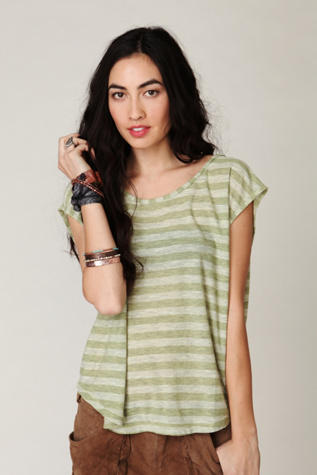 Stripe Boxy Tee