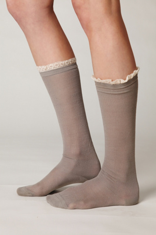 Chantilly Trim Sock