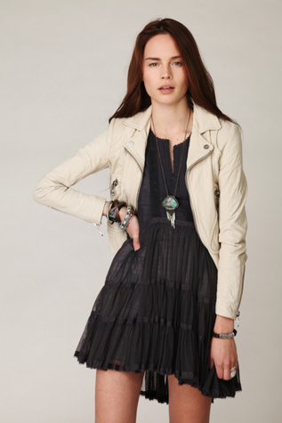 Doma Hooded Leather Jacket