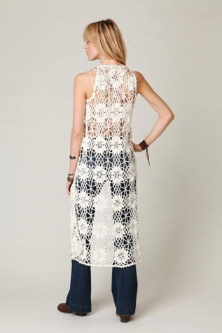 Crochet Maxi Vest