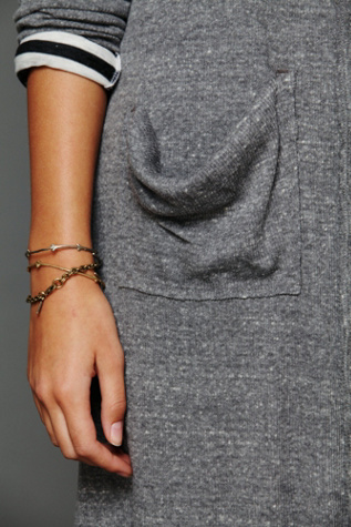 Ribbed Up Maxi Cardigan