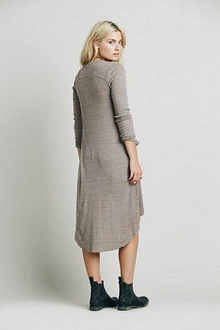 Ribbed Up Maxi Cardigan