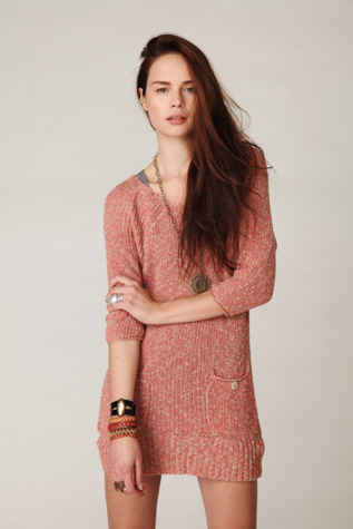 3/4 Sleeve Pocket Tunic