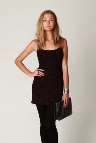 Animal Knit Bodycon Dress