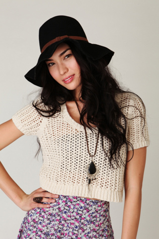 Harmonica Crop Pullover