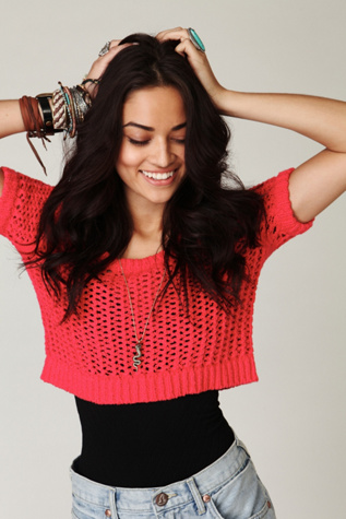 Harmonica Crop Pullover