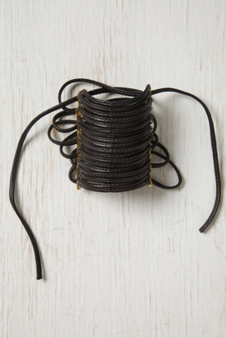 Leather Corset Cuff