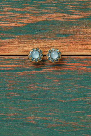 Moonstone Studs