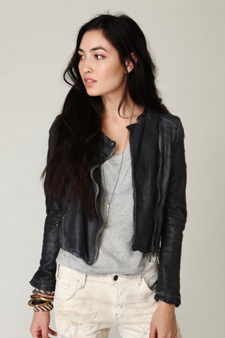 Blur Leather Jacket