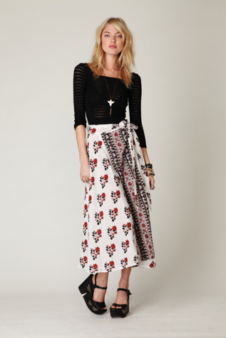 Cantina Wrap Maxi Skirt