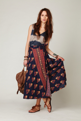 Cantina Wrap Maxi Skirt
