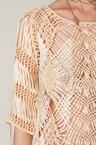 Thatched Fringe Dress