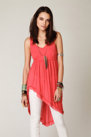 Sleeveless Hi Low Tunic