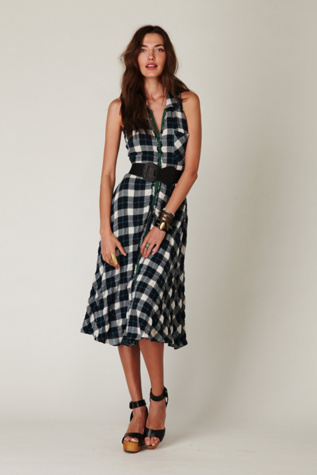 Plaid House Dress