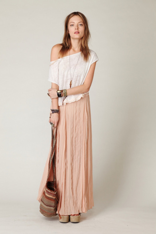 Full Maxi Chiffon Skirt