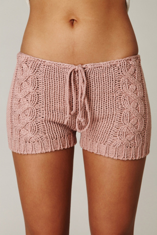Cable Knit Shorts
