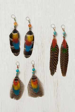 Serrano Feather Earring
