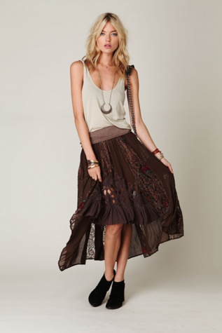 FP New Romantics Floral Godet Duster