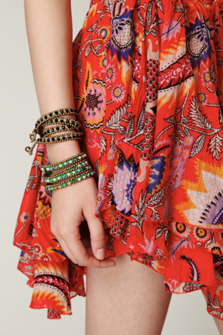 FP ONE Banded Florals Dress
