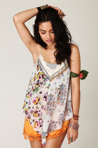 Patchwork Scarf Cami