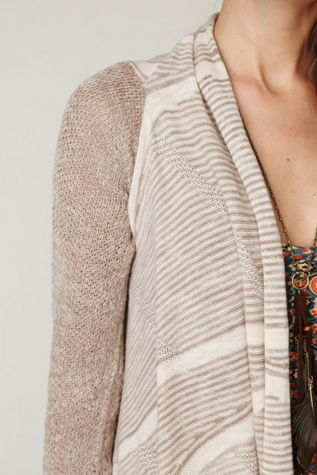 Mini Stripe Long Cardi