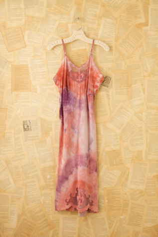 Vintage Hand Dyed 1940s Slip