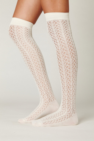 Kawaii Crocheted Over the Knee Sock