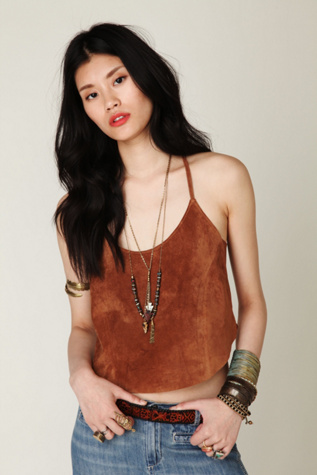 Suede Crop Tank