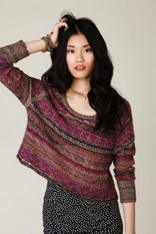 Striped Boxy Pullover