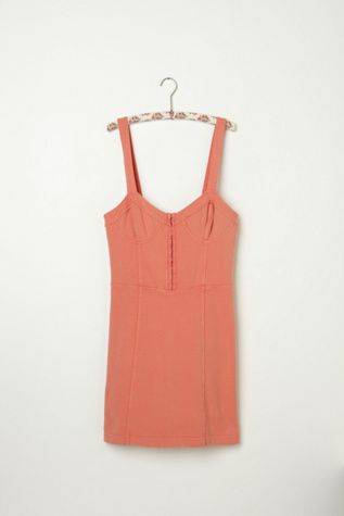 Denim Corset Bodycon Slip